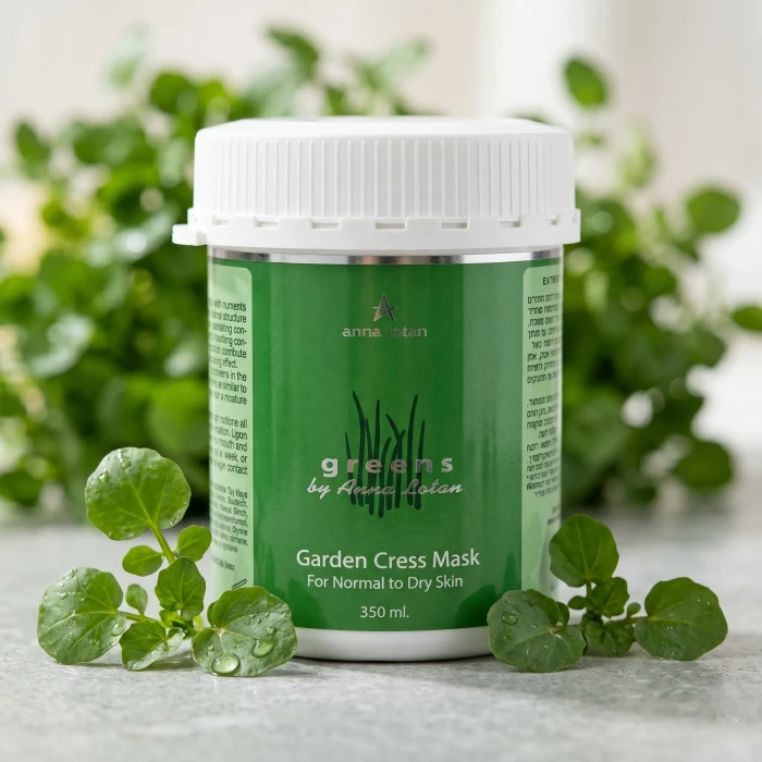 Кресс-салат маска Anna Lotan Greens Garden Cress Mask