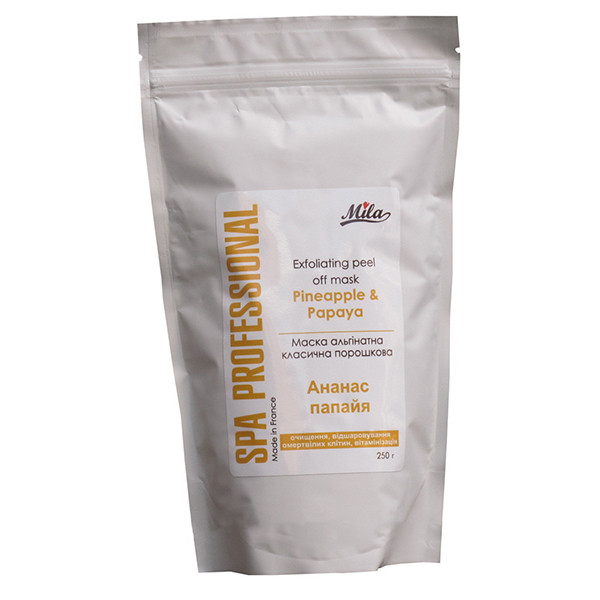 Маска альгинатная классическая "Ананас и папайя" Mila Exfoliating Peel Off Mask Pineapple & Papaya