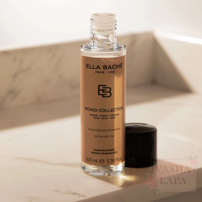 Сатиновое сухое масло для кожи и волос Ella Bache Satin Dry Oil Monoi Scent