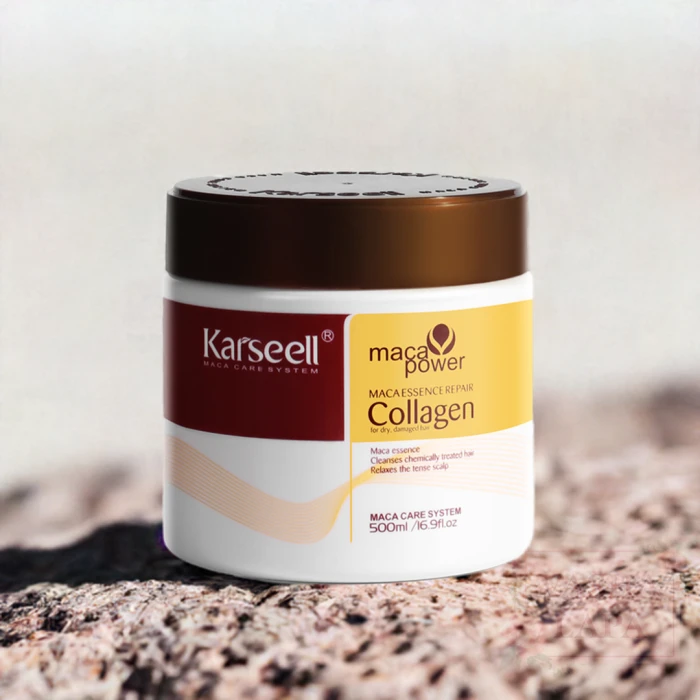 Коллагеновая маска-эссенция для восстановления волос Karseell Maca Power Essence Collagen Mask