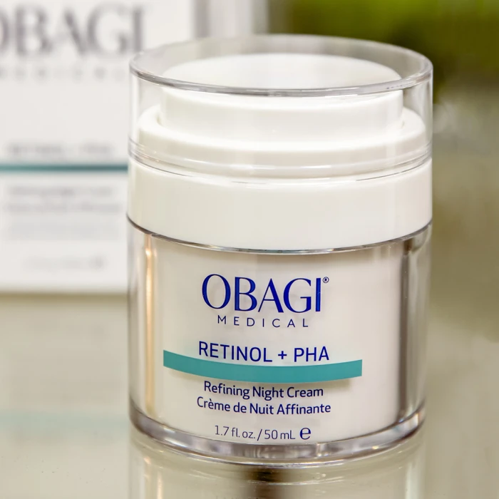 Восстанавливающий ночной крем с ретинолом и PHA-кислотами Obagi Medical Retinol + PHA Refining Night Cream