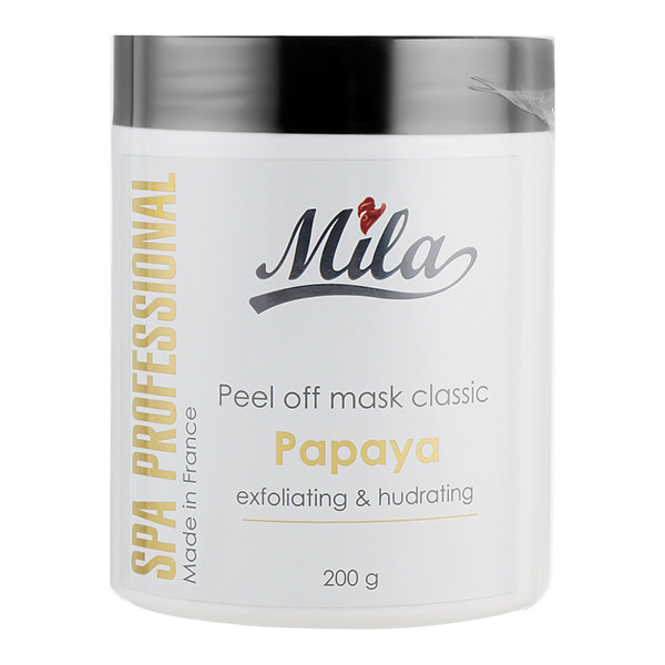 Маска альгинатная классическая "Папайя" Mila Mask Peel Off Papaya