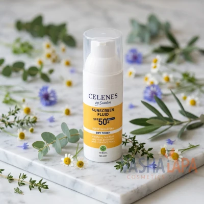 Сонцезахисний флюїд Celenes Sunscreen Dry Touch Fluid SPF 50+