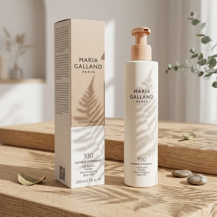 Легкое шелковистое тонизирующее молочко для тела Maria Galland 930 Source d'Énergie Silky Energizing Body Milk