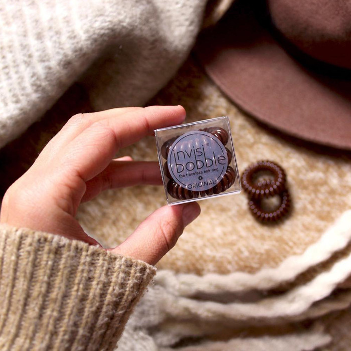 Резинка-браслет для волос invisibobble ORIGINAL Pretzel Brown