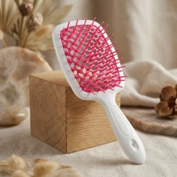 Расческа для волос Janeke 1830 Superbrush The Original Italian White-Raspberry Бело-малиновая Расческа для волос Janeke 1830 Superbrush The Original Italian White-Raspberry Бело-малиновая
