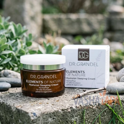 Нічний крем з мікрогіалуроном Dr.Grandel Elements of Nature Hyaluron Sleeping Cream