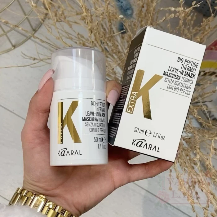 Несмываемая термомаска для волос с биопептидами Kaaral Extra K Bio-Peptides Thermal Leave-In Mask