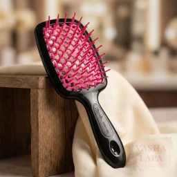 Расческа для волос Janeke 1830 Small Superbrush The Original Italian Black-Raspberry Черно-малиновая Расческа для волос Janeke 1830 Small Superbrush The Original Italian Black-Raspberry Черно-малиновая