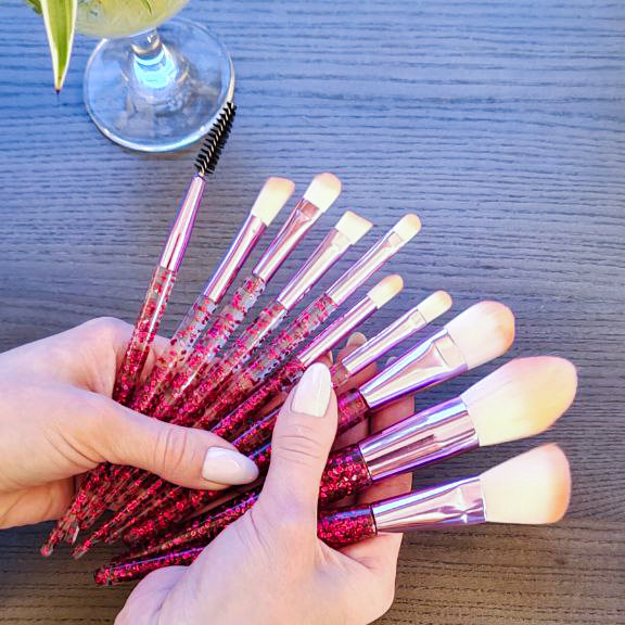 Набор кистей для макияжа блеск Makeup brush set shine