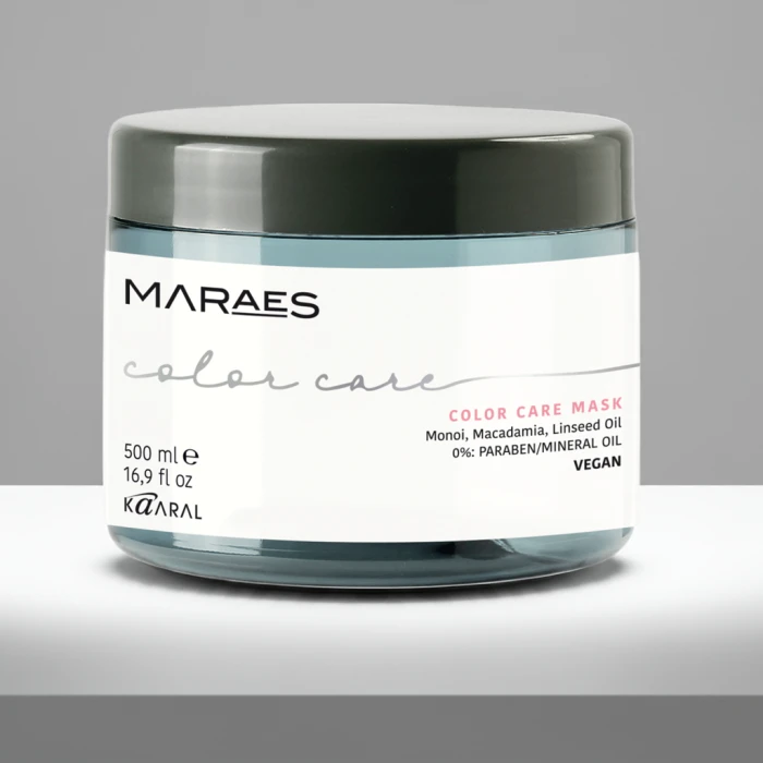 Маска для окрашенных волос с маслом макадамии и льняным маслом Kaaral Maraes Color Care Mask