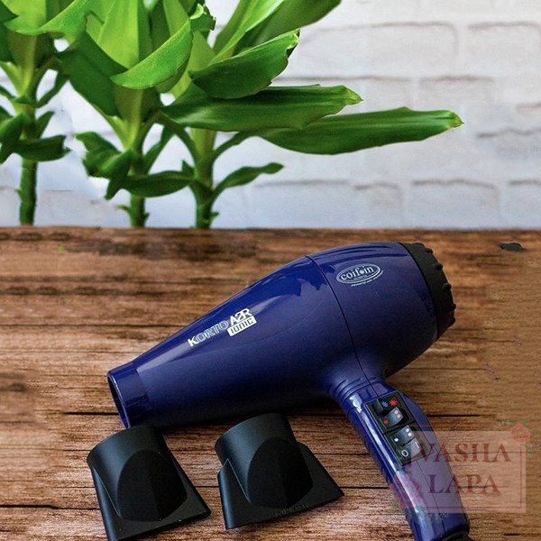 Фен для волос Coifin Korto A2R Ionic Blue с ионизацией, cиний 2200-2400W