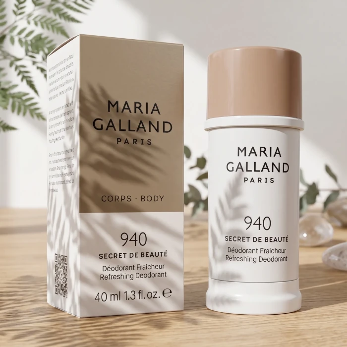 Дезодорант уменьшает рост волос и смягчает кожу Maria Galland 940 Secret de Beauté Fresh Deodorant