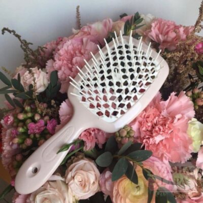 Щітка для волосся Janeke 1830 Superbrush The Original Italian Rose Пудра