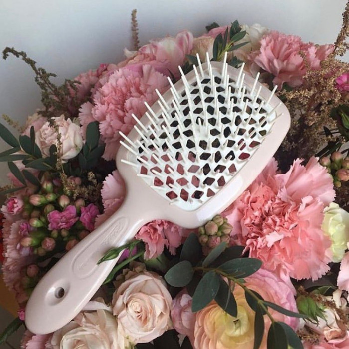 Щітка для волосся Janeke 1830 Superbrush The Original Italian Rose Пудра