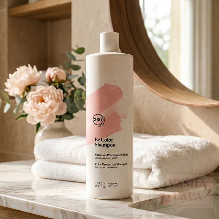 Шампунь для окрашенных волос с ежевичным уксусом 360 Be Color Shampoo