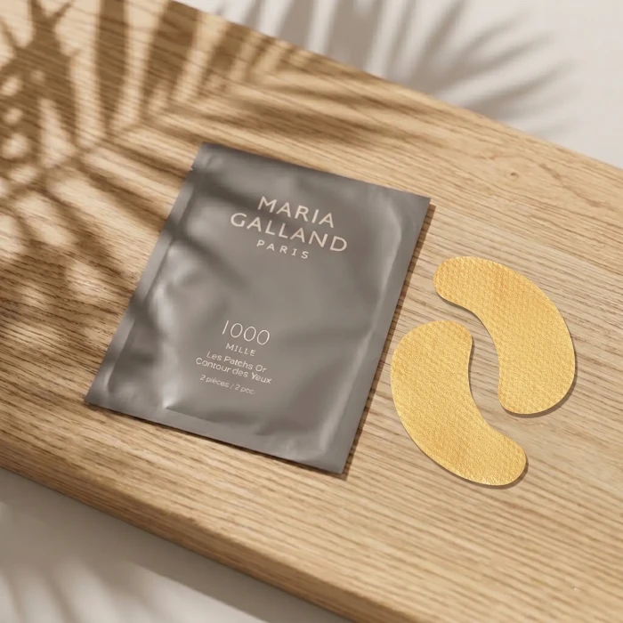 Золотые патчи для глаз: сияние и гладкость кожи Maria Galland 1000 Mille Les Patchs Or Contour Des Yeux