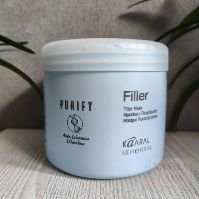 Маска-филлер для волос с кератином и гиалуроновой кислотой Kaaral Purify Filler Mask