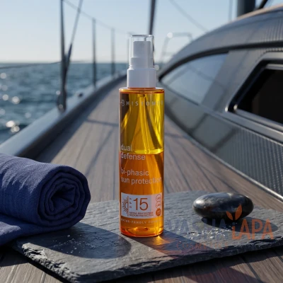 Спрей солнцезащитный двухфазный для лица и тела Histomer Dual Defense Bi-Phasic Sun Protection SPF15