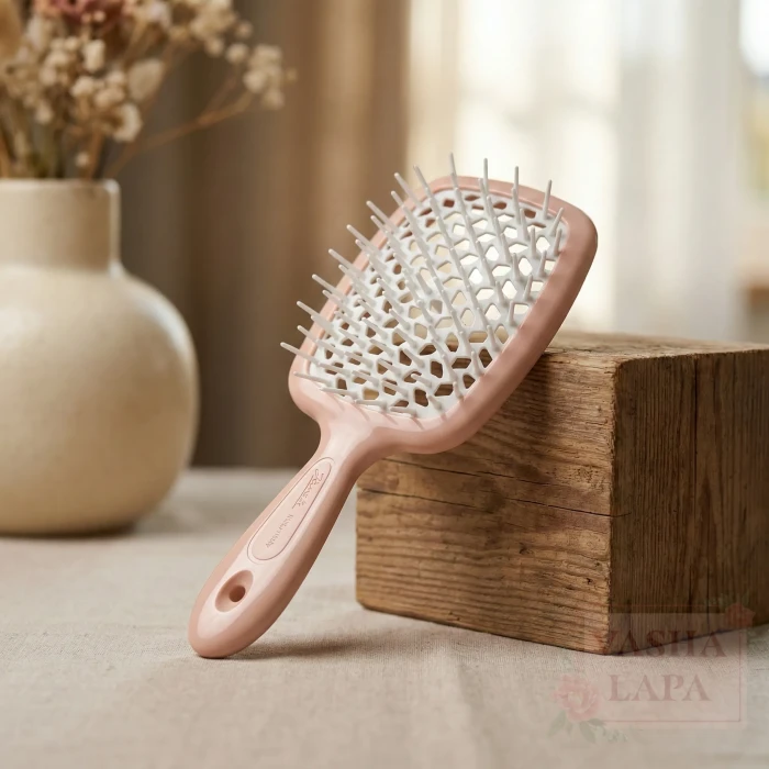 Расческа для волос Janeke 1830 Superbrush The Original Italian Peach Персиковая