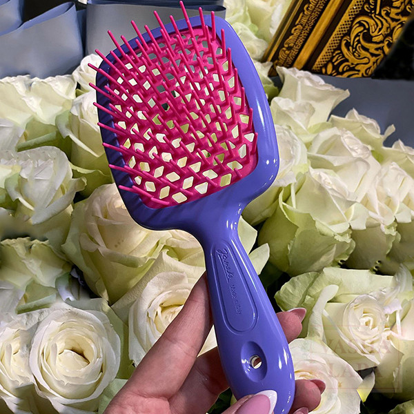 Щітка для волосся Janeke 1830 Superbrush The Original Italian Violet-Pink Фіалково-рожева