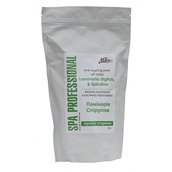 Маска альгинатная классическая "Ламинария, спирулина" Mila Anti-Ageing Peel Off Mask Laminaria Digitata & Spirulina