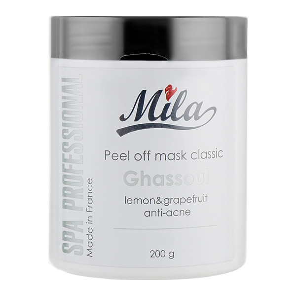 Маска альгинатная классическая "Глина Гасуль" Mila Mask Peel Off Ghassoul