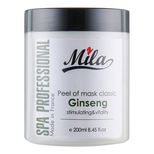 Маска альгинатная классическая "Жизненная сила. Женьшень" Mila Mask Classic Vitaliti Powder