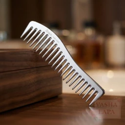 Гребень серебряный для волос Janeke 1830 Wavy comb for gel application Silver Гребень серебряный для волос Janeke 1830 Wavy comb for gel application Silver