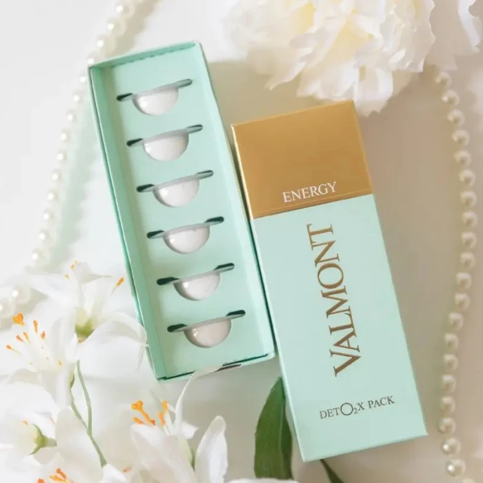 Киснева бульбашкова маска Valmont Deto2x Pack