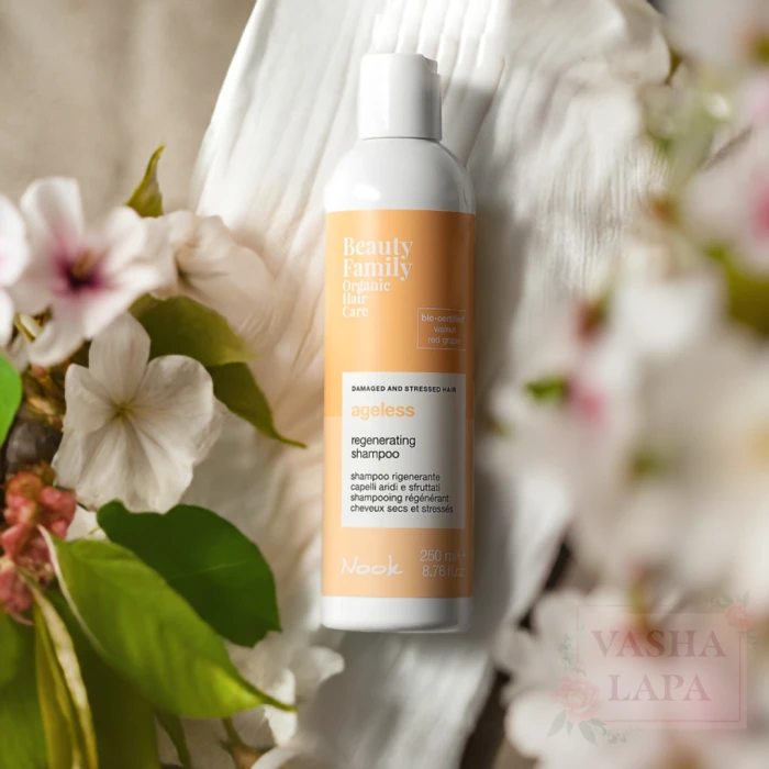 Восстанавливающий шампунь для поврежденных волос Nook Ageless Regenerating Shampoo
