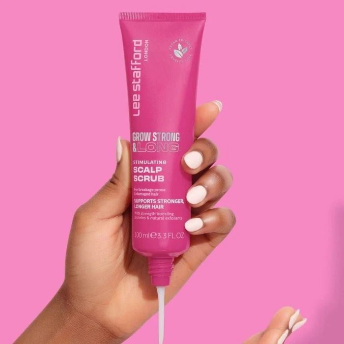 Стимулирующий скраб для кожи головы для усиления роста волос Lee Stafford Grow Strong & Long Stimulating Scalp Scrub