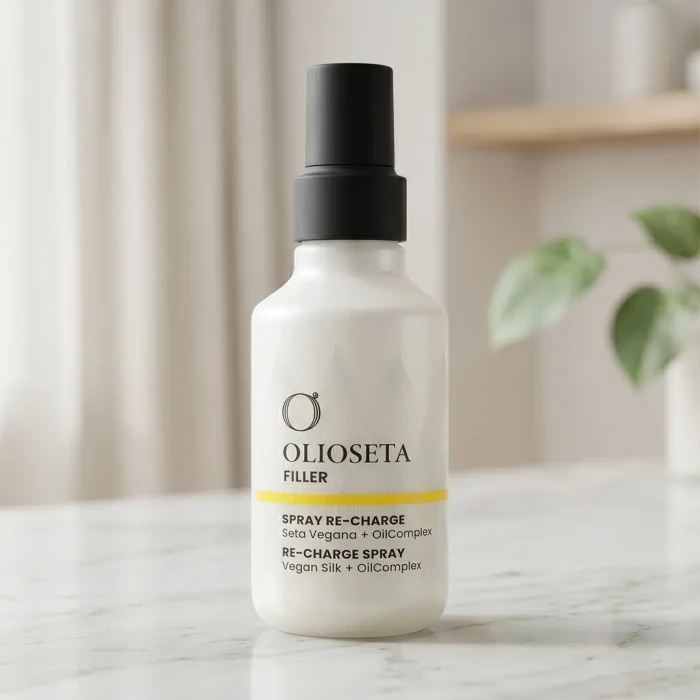Двухфазный филлер-спрей для волос Barex Italiana Olioseta Filler Re-Charge Spray Vegan Silk + OilComplex