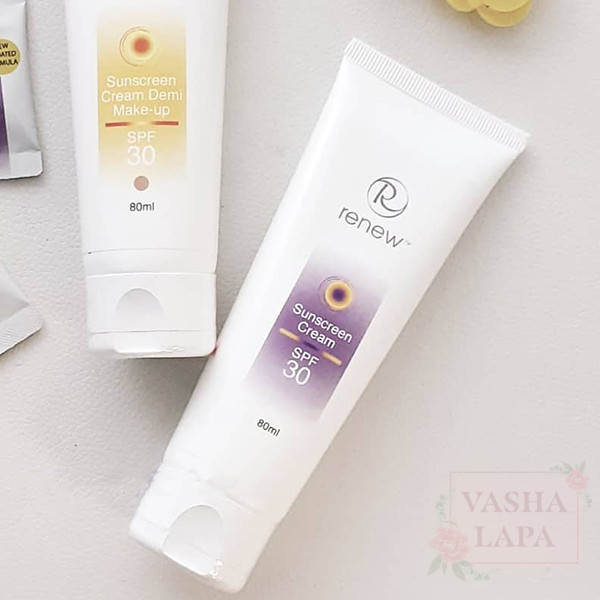 Солнцезащитный крем с защитным фактором SPF - 30 Renew Whitening Sunscreen Cream - SPF - 30