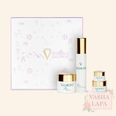 Фирменный косметический набор Valmont Prime 24 Hour Retail Set Pink