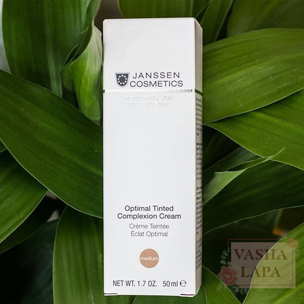 Дневной тонирующий крем с SPF-10 JANSSEN Demanding Skin Optimal Tinted Complexion Cream Medium SPF-10
