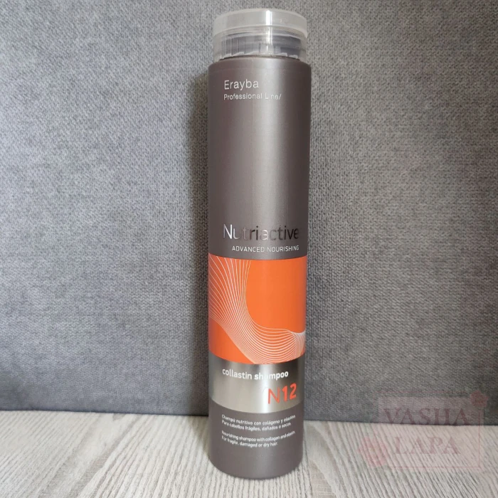 Питательный шампунь с коллагеном и эластином Erayba N12 Collastin Shampoo