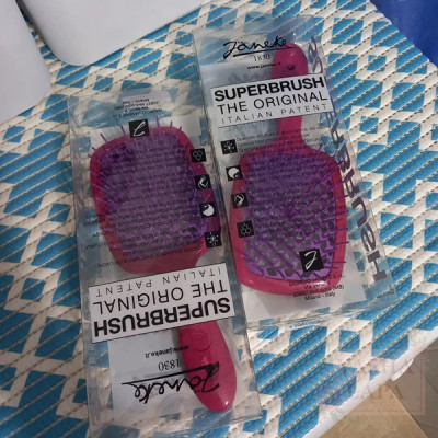 Щітка для волосся Janeke 1830 Superbrush The Original Italian Violet-Raspberry Фіолетово-малинова