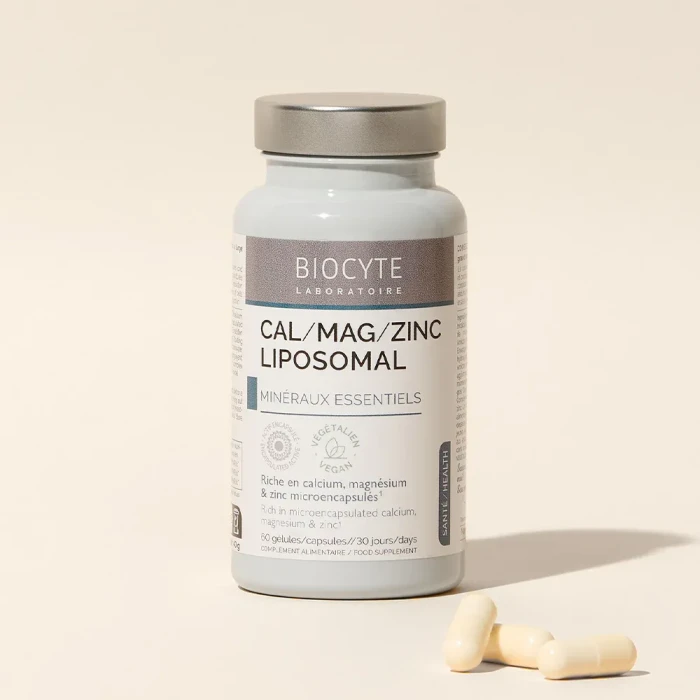 Витамины для укрепления костей, нервной системы и когнитивной функции Biocyte Cal/Mag/Zinc Liposomal