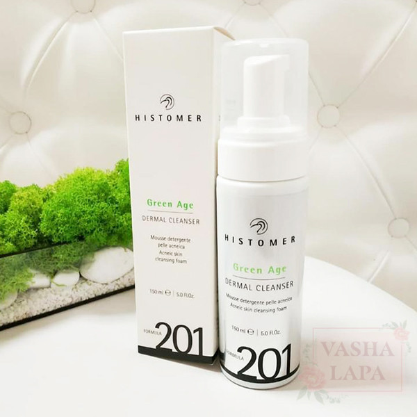 Очищающий мусс для проблемной и жирной кожи Histomer Formula 201 Green Age Dermal Cleanser