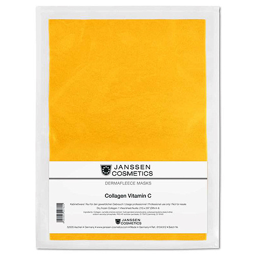 Коллагеновая маска с витамином С JANSSEN Dermafleece Masks Collagen Vitamin C