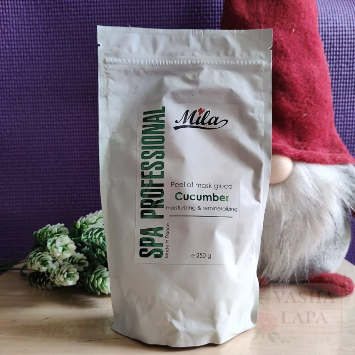 Маска альгинатная глюкозная "Огурец" Mila Peel Off Mask Gluco Cucumber