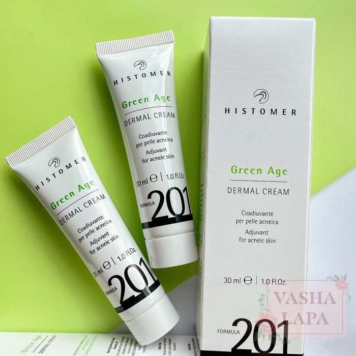 Восстанавливающий крем для проблемной и жирной кожи Histomer Formula 201 Green Age Dermal Cream