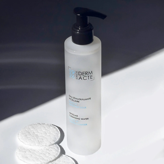 Мицеллярная вода для снятия макияжа Academie Eau demaquillante micellaire polyol & nettoyant doux Derm Acte Micellar Cleansing Water