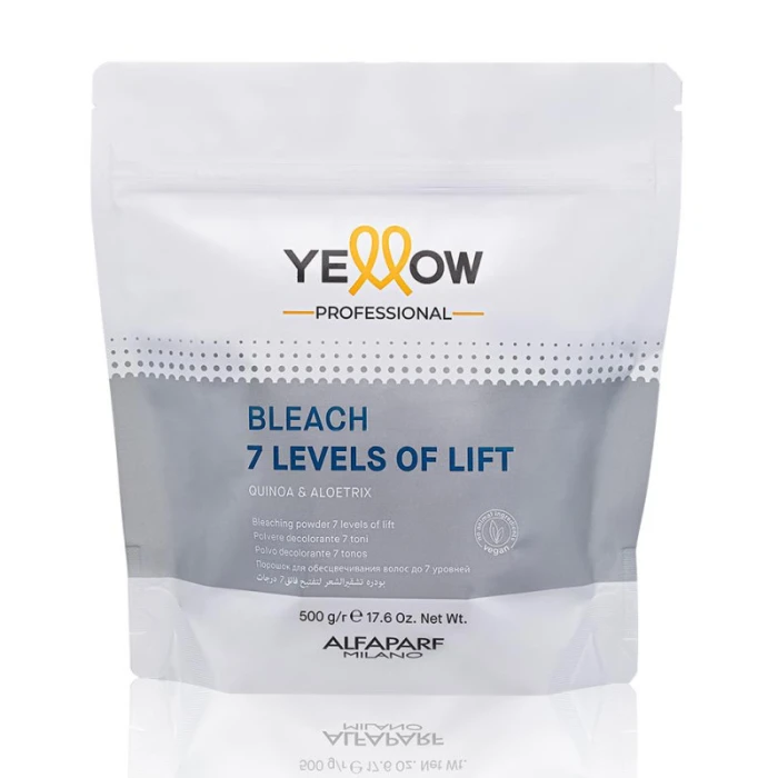 Порошок для знебарвлення волосся 7 тонів Yellow 7 Levels Blue Bleach