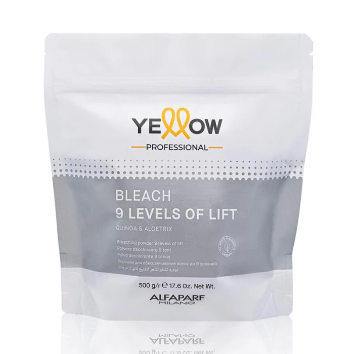 Порошок для знебарвлення волосся 9 тонів Yellow 9 Levels White Bleach
