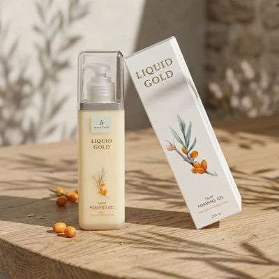 Золотий очищующий гель Anna Lotan Liquid Gold Facial Foaming Gel