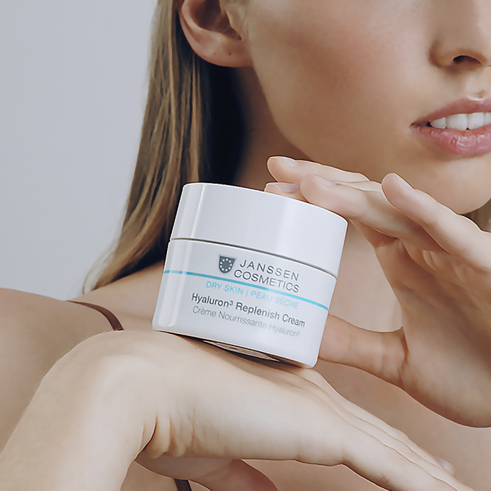 Крем с гиалуроновой кислотой JANSSEN Dry Skin Hyaluron³ Replenish Cream