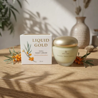 Золотий нічний крем Anna Lotan Liquid Gold Golden Night Cream
