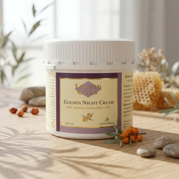 Золотий нічний крем Anna Lotan Liquid Gold Golden Night Cream